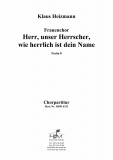 Herr, unser Herrscher, wie herrlich ist dein Name - Chorpartitur