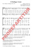 O Heiliger Geist, o heiliger Gott (GCh)