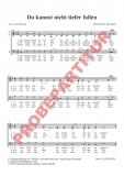 Du kannst nicht tiefer fallen (Chorpartitur)