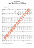 Auf Bethlehems Feldern (Chorpartitur FCh)