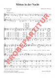 Mitten in der Nacht FCh Chorpartitur