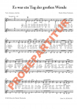 Es war ein Tag der großen Wende FCh Chorpartitur