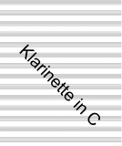 Singet dem Herrn ein neues Lied Klarinette in C