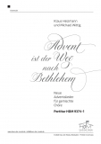 Advent ist der Weg nach Bethlehem - Partitur Digital