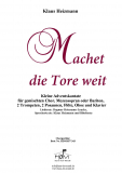 Machet die Tore weit (Chorpartitur)