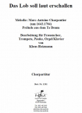 Das Lob soll laut erschallen - Frauenchor- Chorpartitur